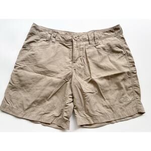 Women's Khaki The North Face Hiking Shorts Size 4